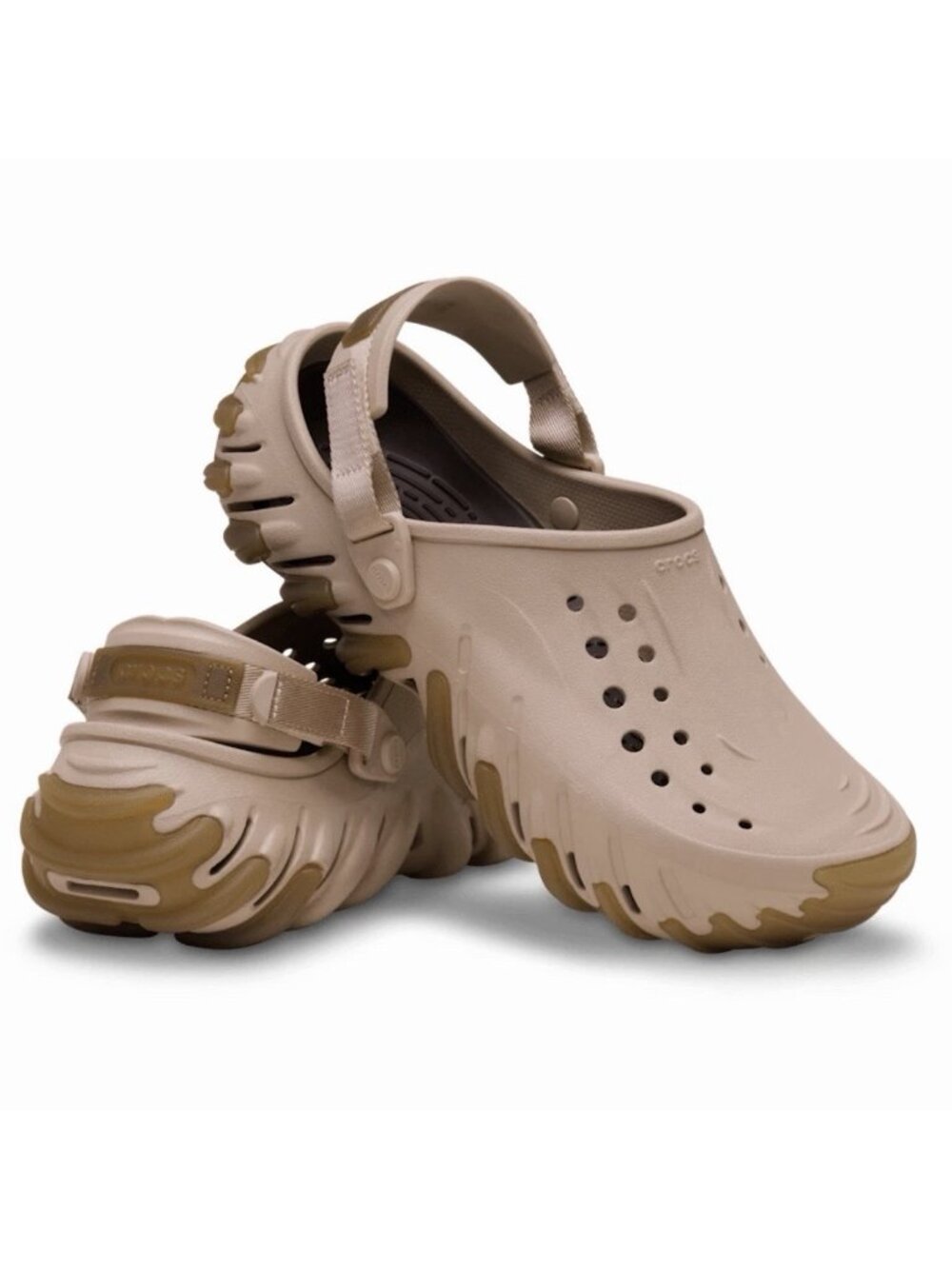 Crocs Echo Gum RO Clog Pink Caramel 211675-7AF Men's 5/Women's 7